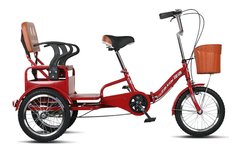 Adult Tricycle Front Basket Three Wheel Adult Tricycles Trike 26 Inch 6 ...