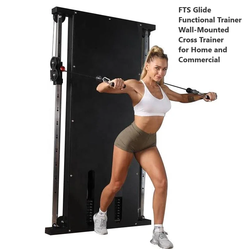 FTS Glide Functional Trainer Wall-Mounted Cross Trainer for Home and Commercial Gym Training Made of Durable Plate factory