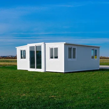 Foldable fully furnished container collapsible home cabin house prefabricated homes mobile homes