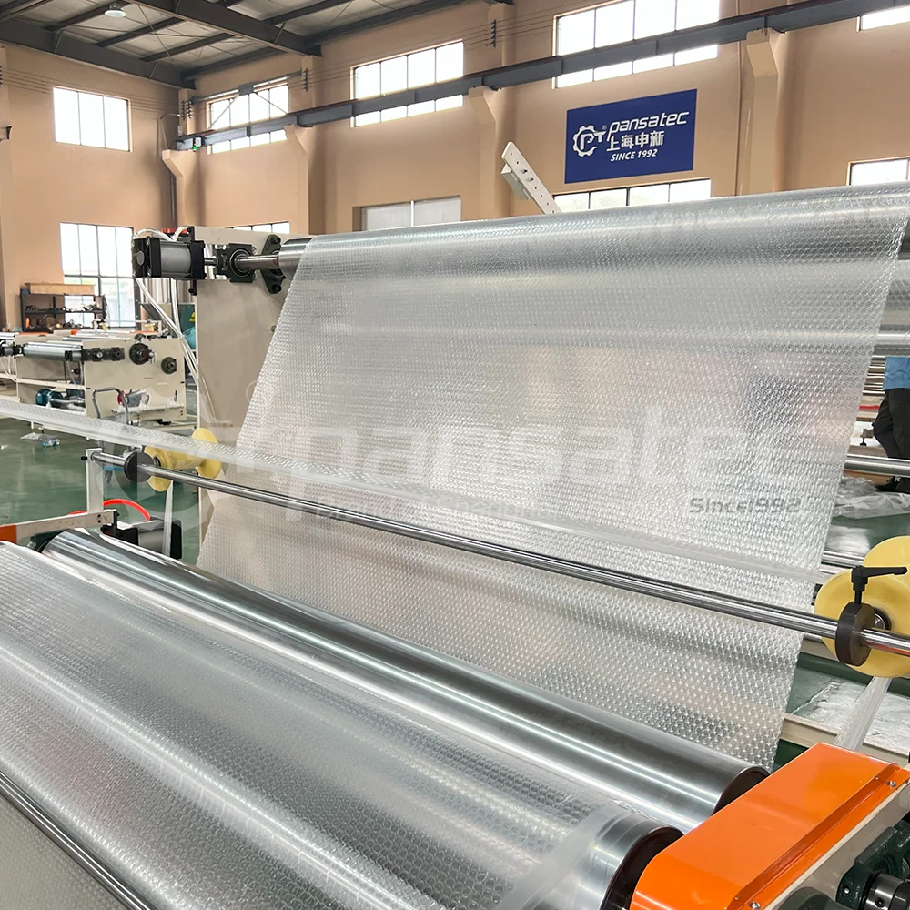 Three Layers Single Screw 1200mm Width Swimming Pool Cover Laminated air Bubble Film Making Machine