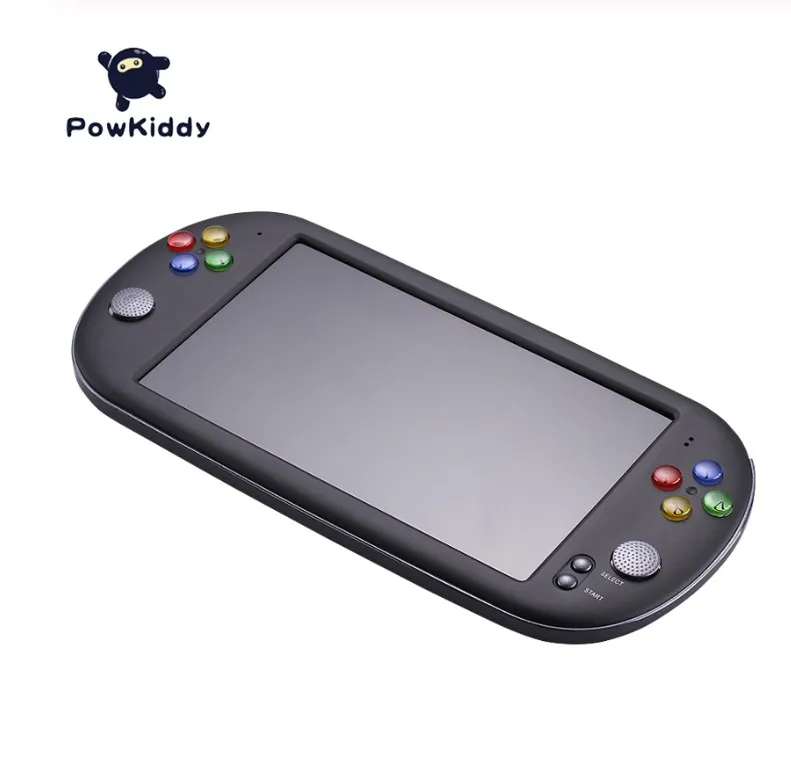 Powkiddy nuovo prodotto x17 console di gioco PSP portatile a grande schermo  da 7 pollici palmare Android DC/ONS/NGPMD arcade - AliExpress