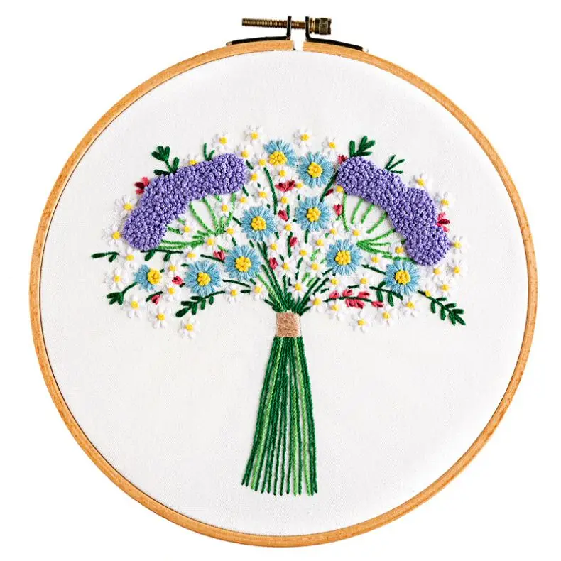 Lyc-906; Горячая распродажа; Ручная работа; Обувь «сделай сам» красивое платье для девочки с цветочным узором и вышивкой наборы для начинающих