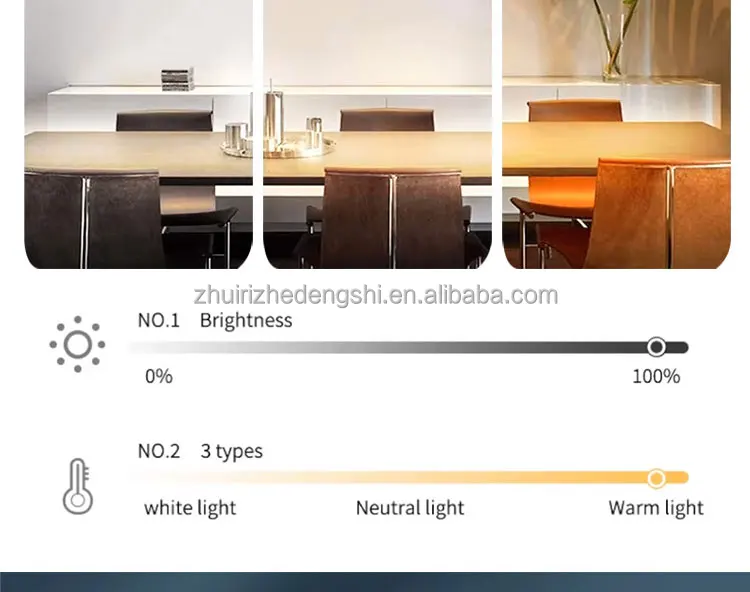 Hot Sale LED Lamp Fan E27 Three Color and 3600/6000K Screw Lamp Constant Ceiling Fan for Bedroom Living Room