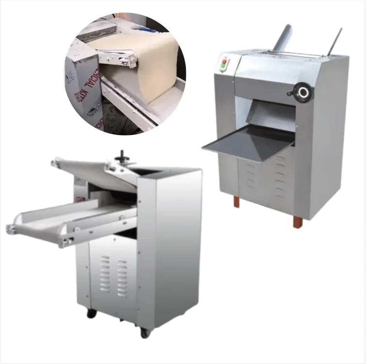 Pita bread commercial automatic small press presser flour electric dough roller sheeter sheet flatten rolling machine for bakery