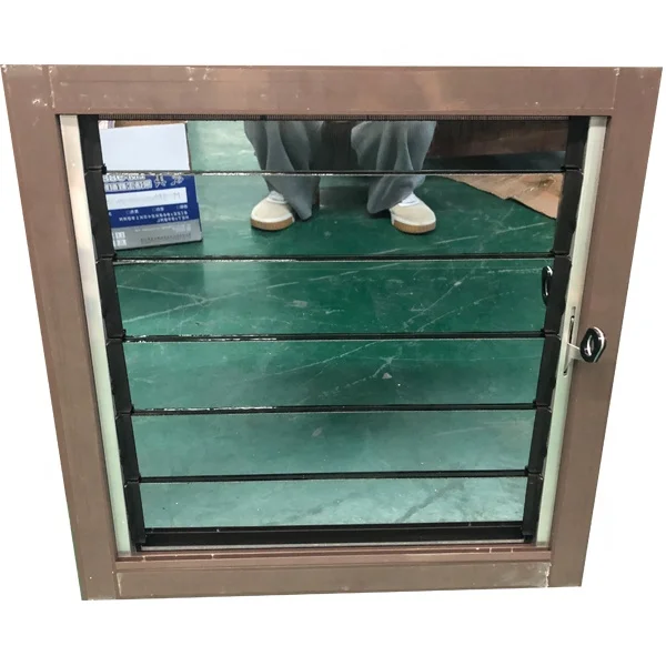 Wind Ventilation with Mosquito Net Jalousie Window Glass Louvers Aluminum Shutters windows