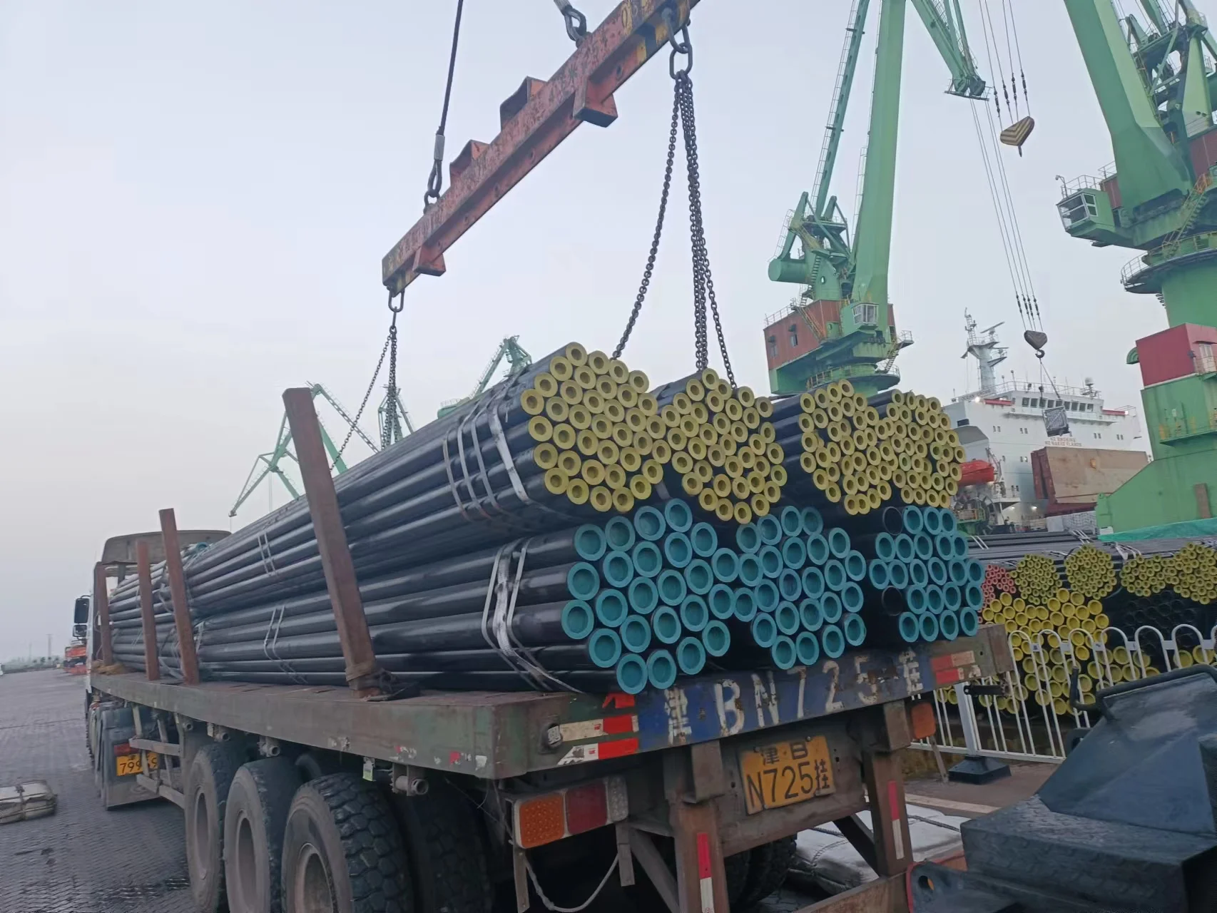A106 API 5L A53 Carbon Steel Pipe SCH 40 ERW Seamless Hollow Section Pipeline for Oil With Bending Processing Service