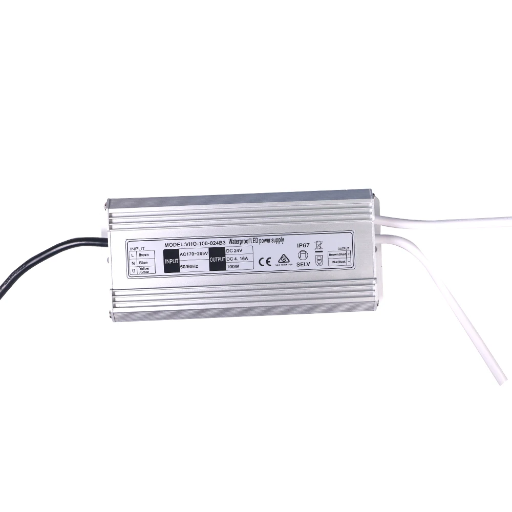 Done LED Driver 100w 24v Power Supply Water Proof CE CB UKCA BIS Passed