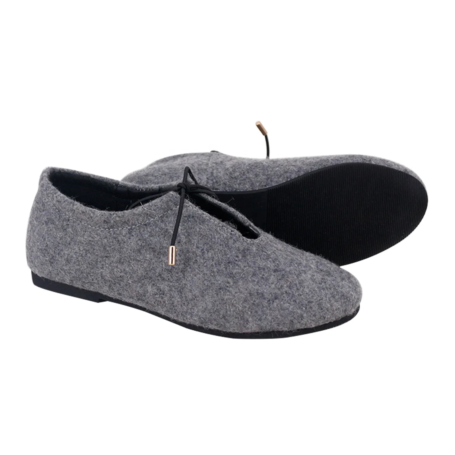 Новый дизайн, оптовая продажа, повседневная детская обувь на шнуровке, резиновая подошва, фетровая плоская Классическая обувь для детей