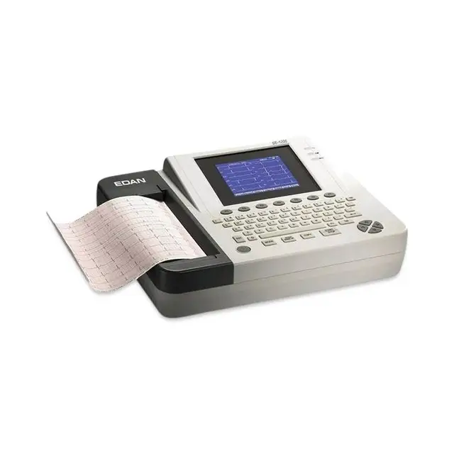 Edan ECG SE-1200 Express Smart Medical ECG Machine 4G Wifi Portable Electrocardiograph with Full Keyboard