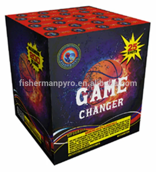 High quality 200 GRAM GAME CHANGER 25 Shots Consumer Cake Fireworks