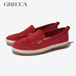 Factory Direct Sales Red Brown Stylish for Daily Wear Fashion Design Women's Flat Casual Sport Shoes