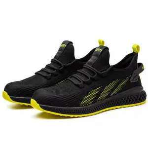 Non-slip Steel Toe Plastic Toe Breathable Work Boots High-top Mountaineering Safety Shoes Summer Safety Shoes