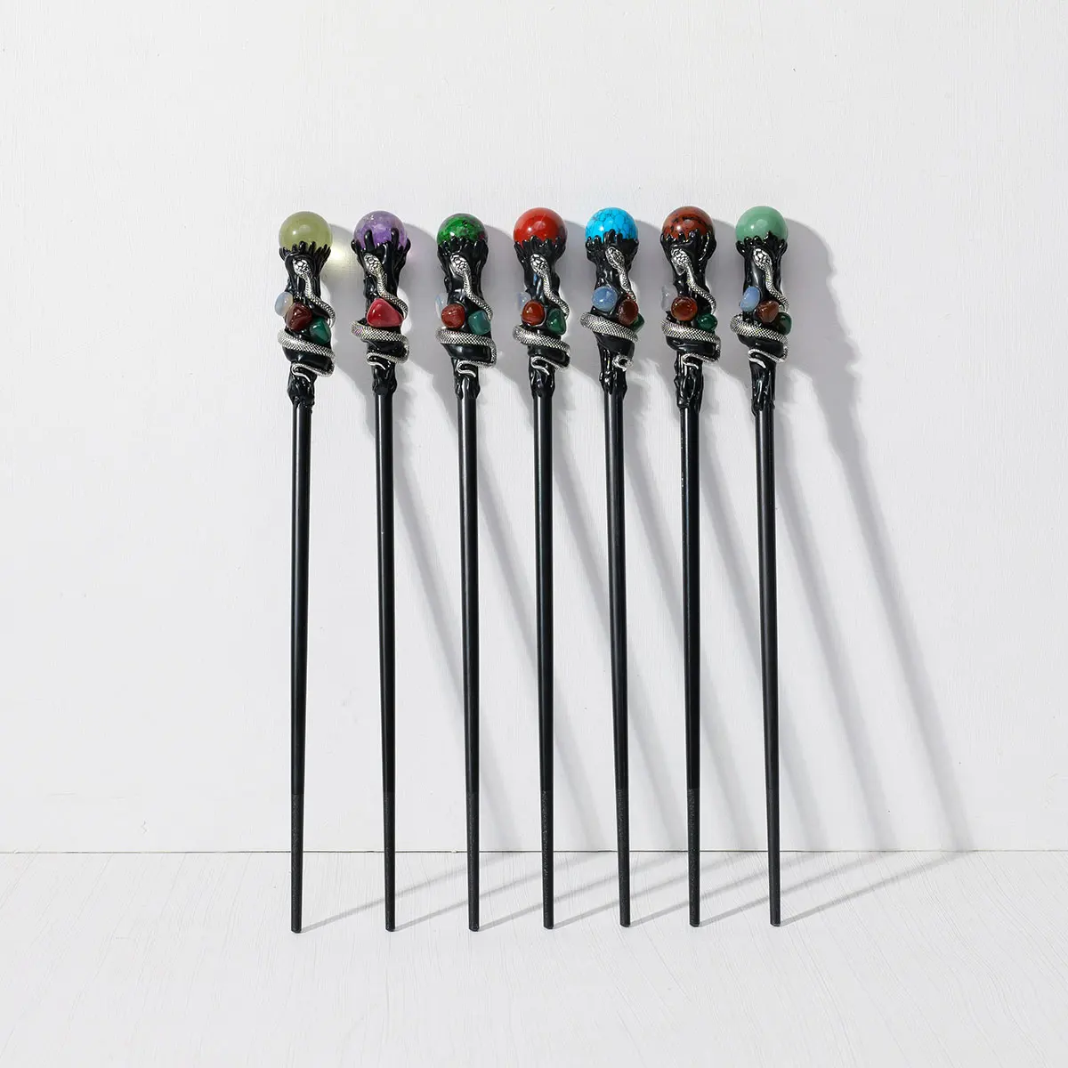 * Groene Diamant Type Zilveren Toverstaf - 93cm Elegante Cosplay *  Kruisbeeld met Gedetailleerd Ontwerp * Legering Materiaal, Perfect voor  Mode Decoratie en Kostuum Accessoires, Voor Cosplay \u0026 Feest, image size:1200x1200