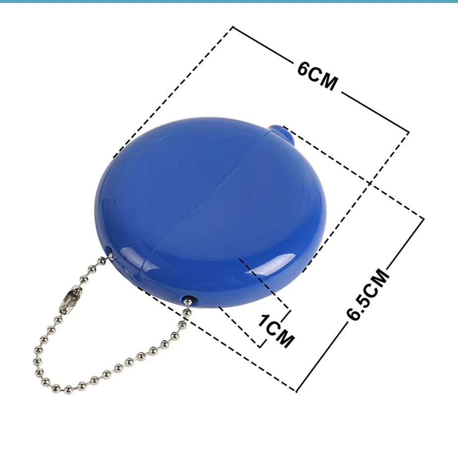 Silicone Round Coin Purse with Cartoon Logo Printing Zipper Key Bag Portable Handheld Small Storage Bag preview 3