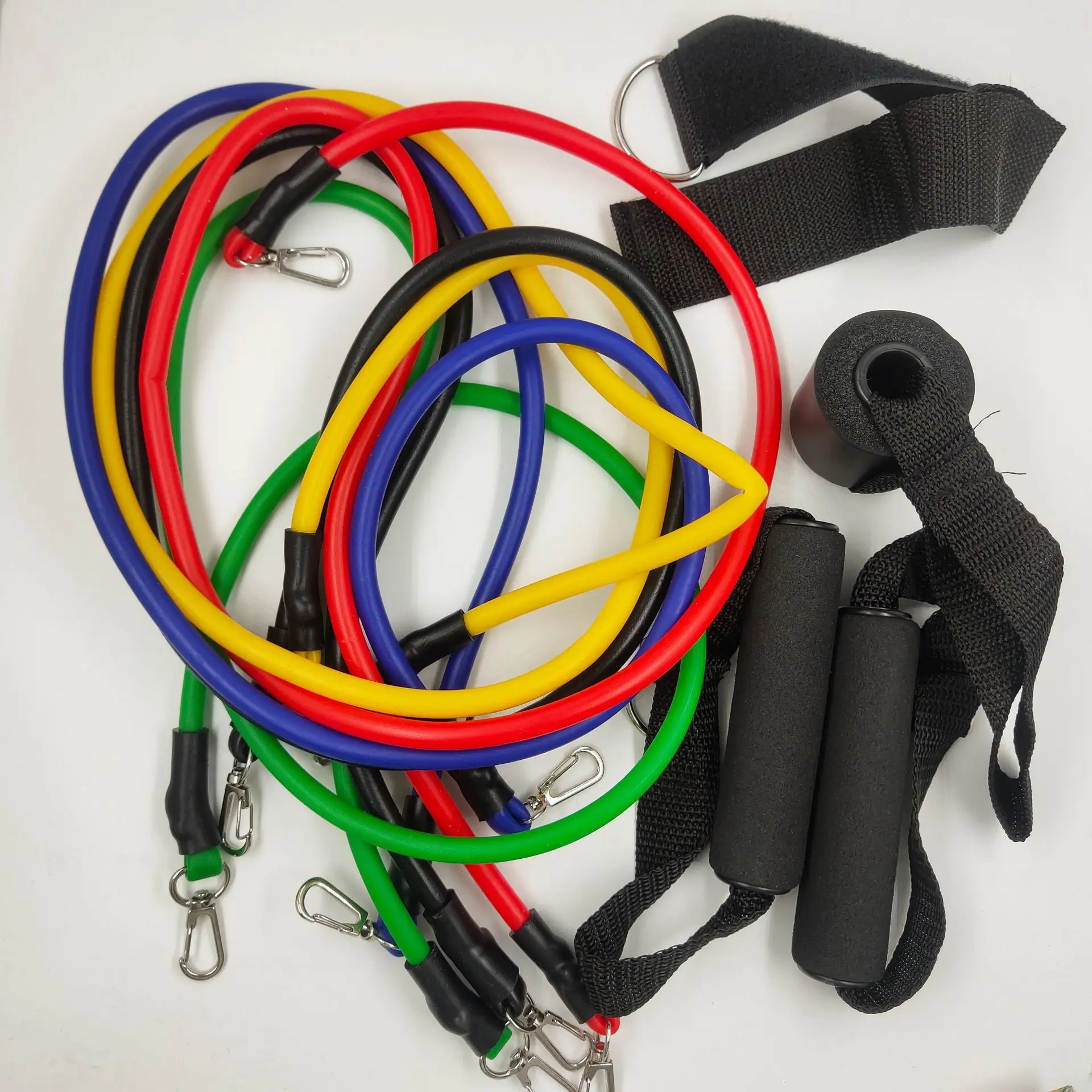Pull up Assist TPE Stretch Band Resistance Resistance Tube Non Slip Slim Resistance Bands Set Custom logo