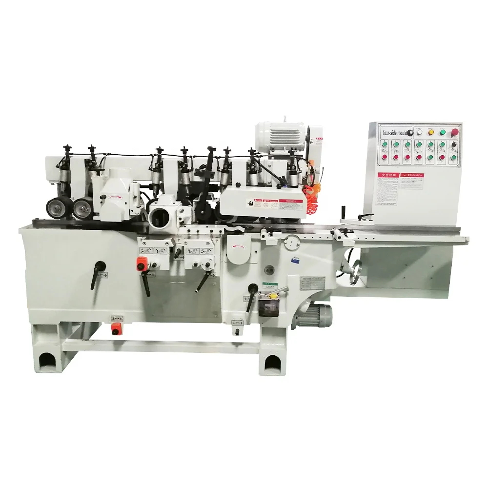 Manufacturer Of Wood Four Side Planer With 4 Spindles