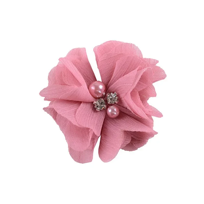 Multi-function White Hairbands Head Make Satin Ribbon Flowers 6cm ...