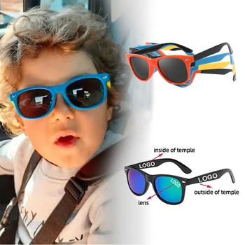2023 Kids Sunglasses Children Square Plastic Sunglasses Girls Boys Baby Shades Sun Glasses UV400 Outdoor