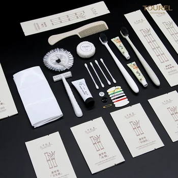Luxury 5 Star Hotel Eco-Friendly Amenities Set with Shampoo, Bath