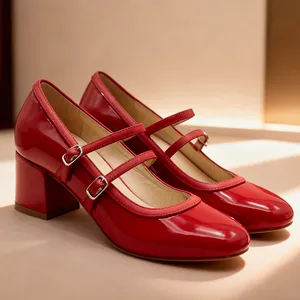 Custom Hot Sales High-end Factory Direct Sale Fashion New Style Comfortable Women Mary Jane Heels