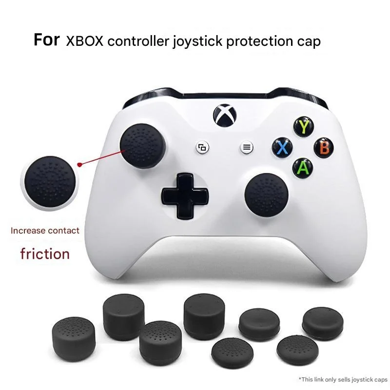8-Piece High Low Silicone Grip Caps Shell Case for Xbox Game Joysticks Dust Sweat Protection Compatible for Xbox One Series