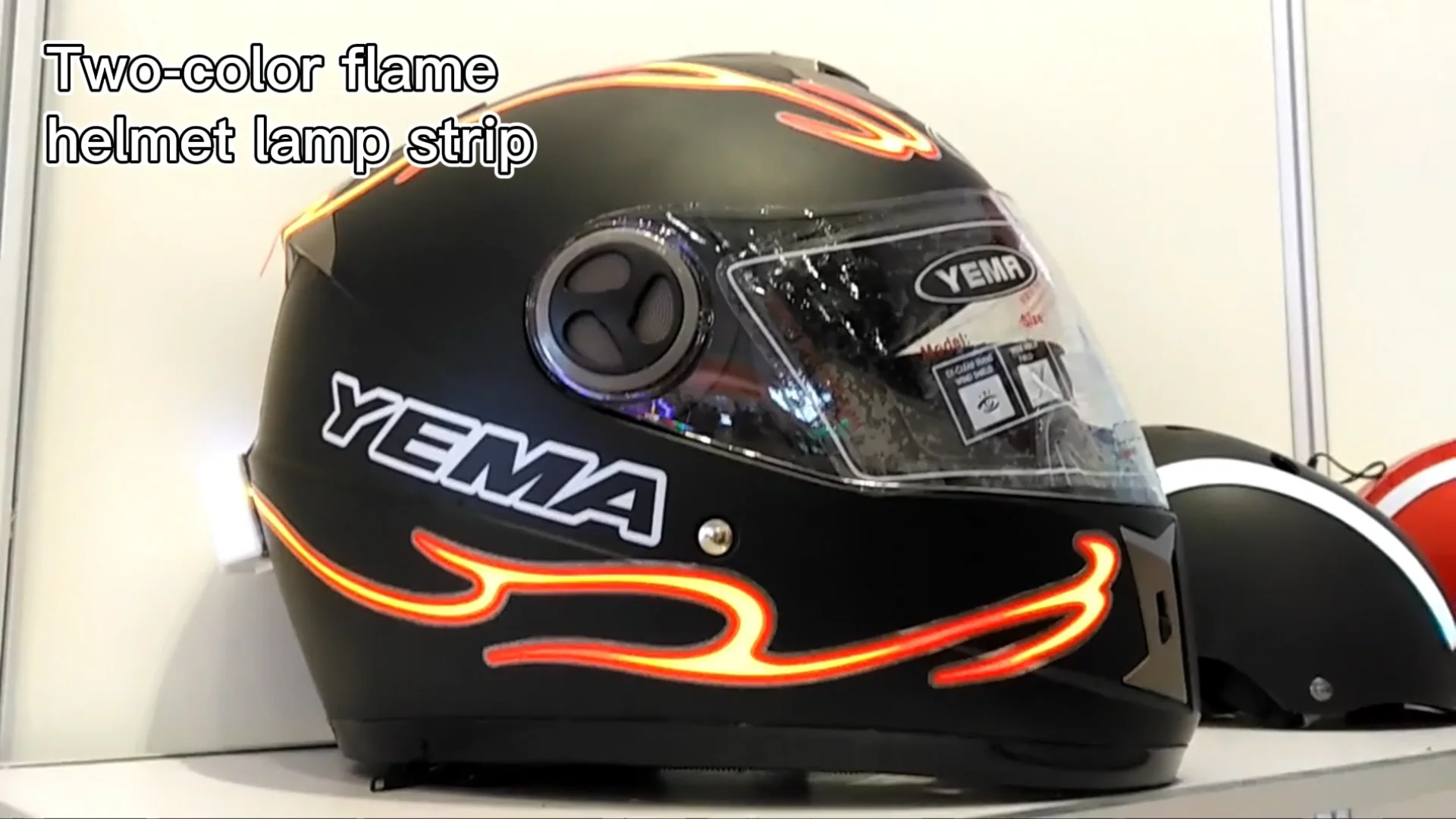 Diy Flexible Motorcycle Helmet Led Light Strip El Tape Helmet Motorbike