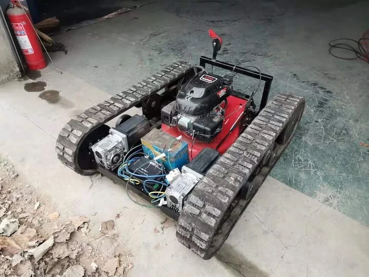 Tracked Chassis Robot Rubber Crawler Loading Weight Rubber Tracked Chassis Undercarriage in Stock for Sale