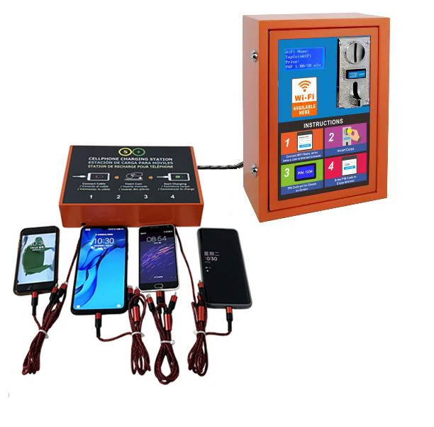 2025 Machines pour les petites entreprises Code PIN Hotspot WiFi à jetons Distributeurs automatiques WiFi commerciaux avec écran LCD