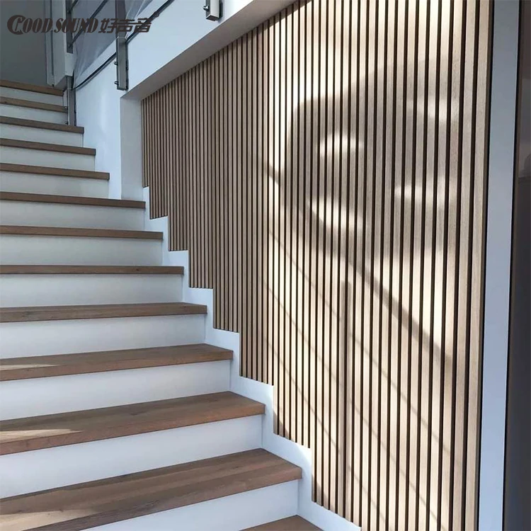 GoodSound Akupanel декор стен комнаты интерьер решетчатый деревянный шпон Mdf перфорированная акустическая