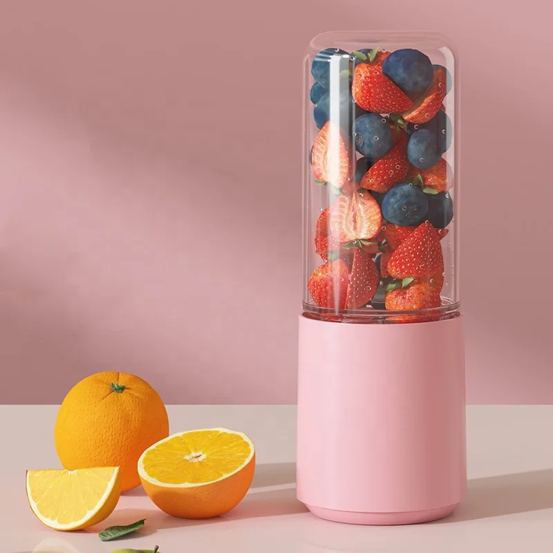 New USB Charging Smoothie Milkshake Juicer Portable Glass Body Juice Cup Students Home Multifunctional Juicing Glass 4