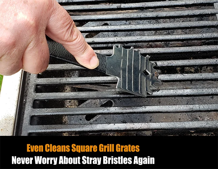 Manufactures Hot Sale Stainless Steel Bbq Cleaning Tools Durable Grill Cleaner Grill Scraper