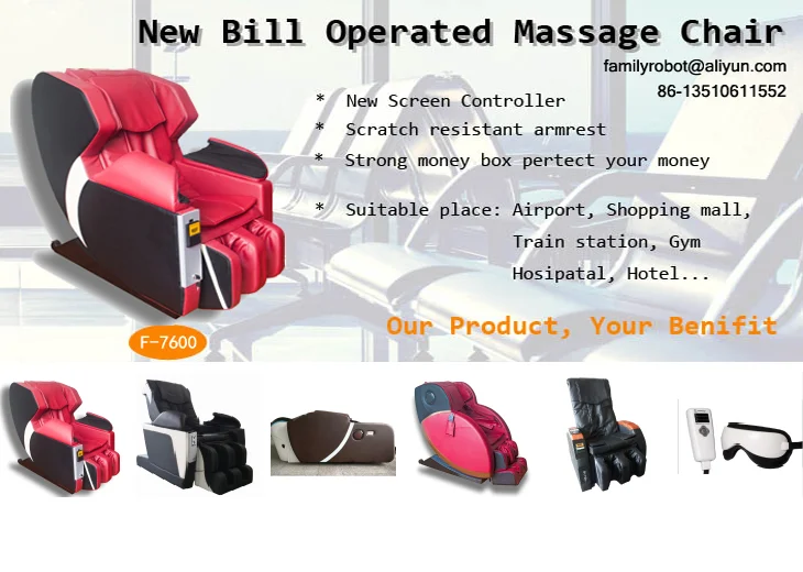 Easy Operation Money Vending Full Body Massage Chair Luxury Zero Gravity Buy Money Vending
