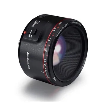 YONGNUO YN50mm F1.8 II Large Aperture Auto Focus Lens Small Lens YN 50MM 0.35m 1.15ft Super Effect for  for detail image