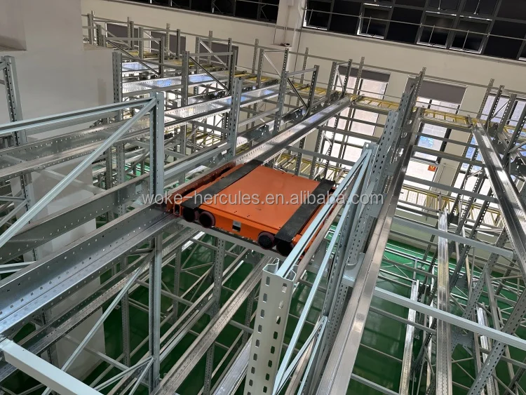 4 Way Roming Shuttle Racking Hegerls 4 Way Radio Shuttle Racking Multi Shuttle for Automatic ...