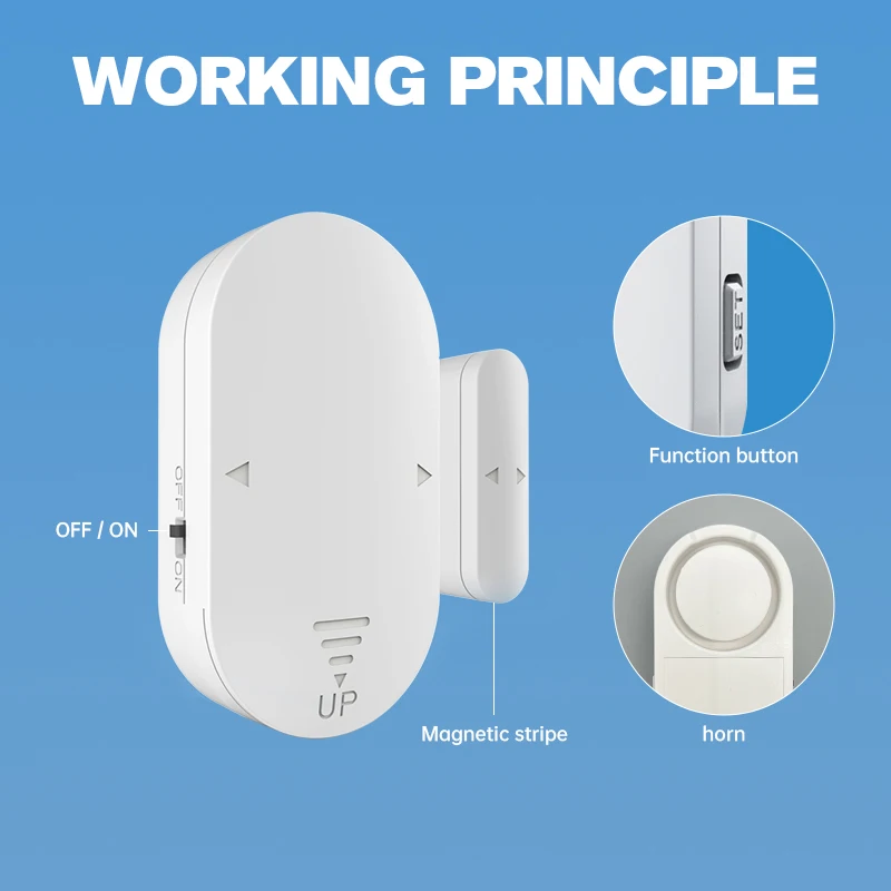 House Anti Theft Door and Window Security Smart Alarm Magnetic Window Motion Sensor Door Alarm