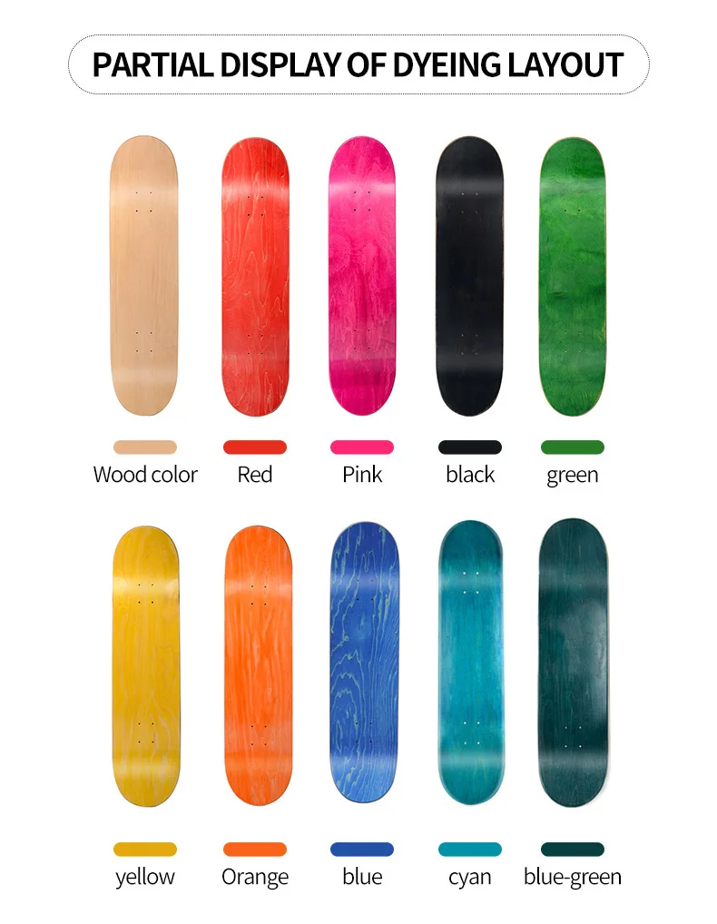 8.0 8.25 8.5inch Athletic Professional Custom 7 Ply Canadian Maple