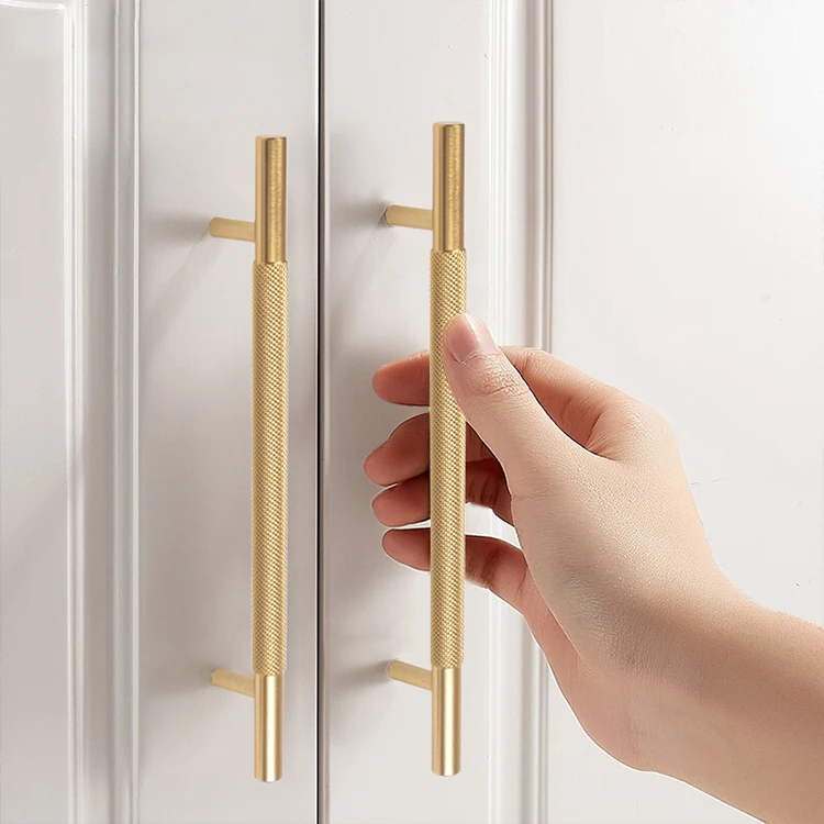 Furniture Pulls Solid Knurled Kitchen Accessories Shower Room Door