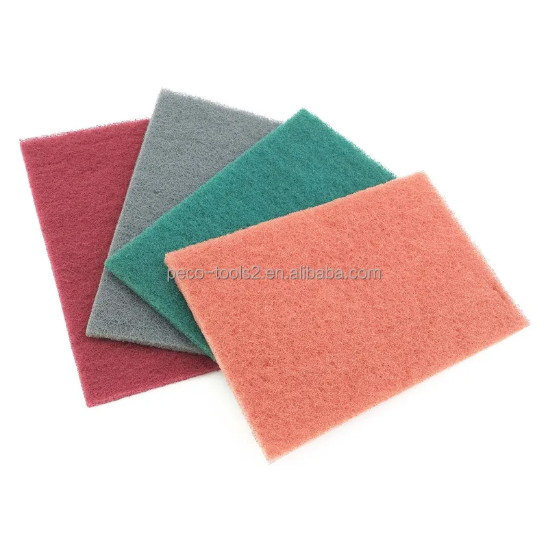 Abrasive cleaning scouring pad