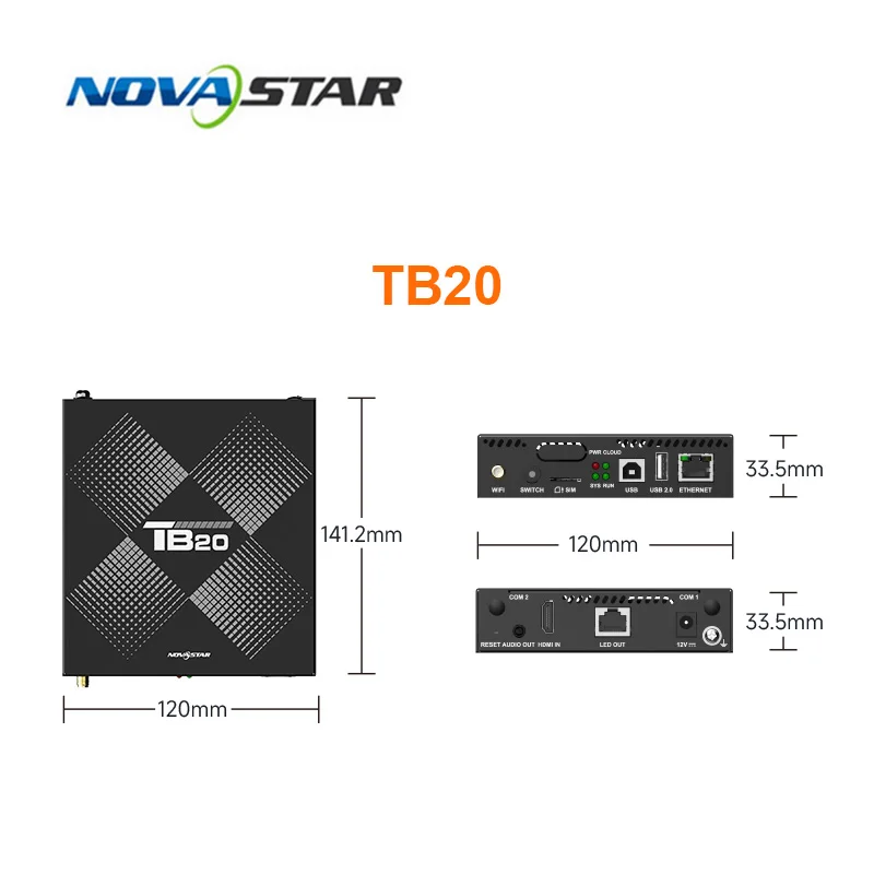 Nova Taurus TB20 Multimedia Player Box - Dual WiFi Support for