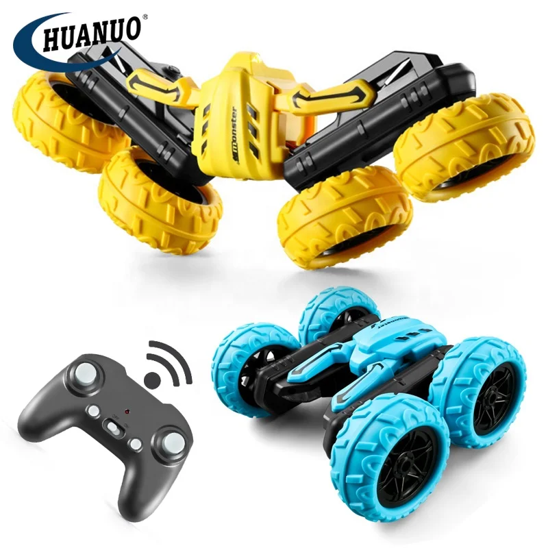 Double Sided Rc Car 2.4GHz 4WD Butterfly Swing Arm Rotating Rc Stunt Twist Car Toys with Lights&Music