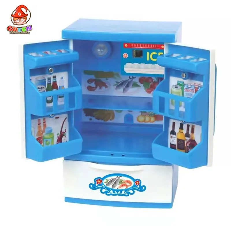 Home Play Set Educational Simulation Play House Refrigerator Kids