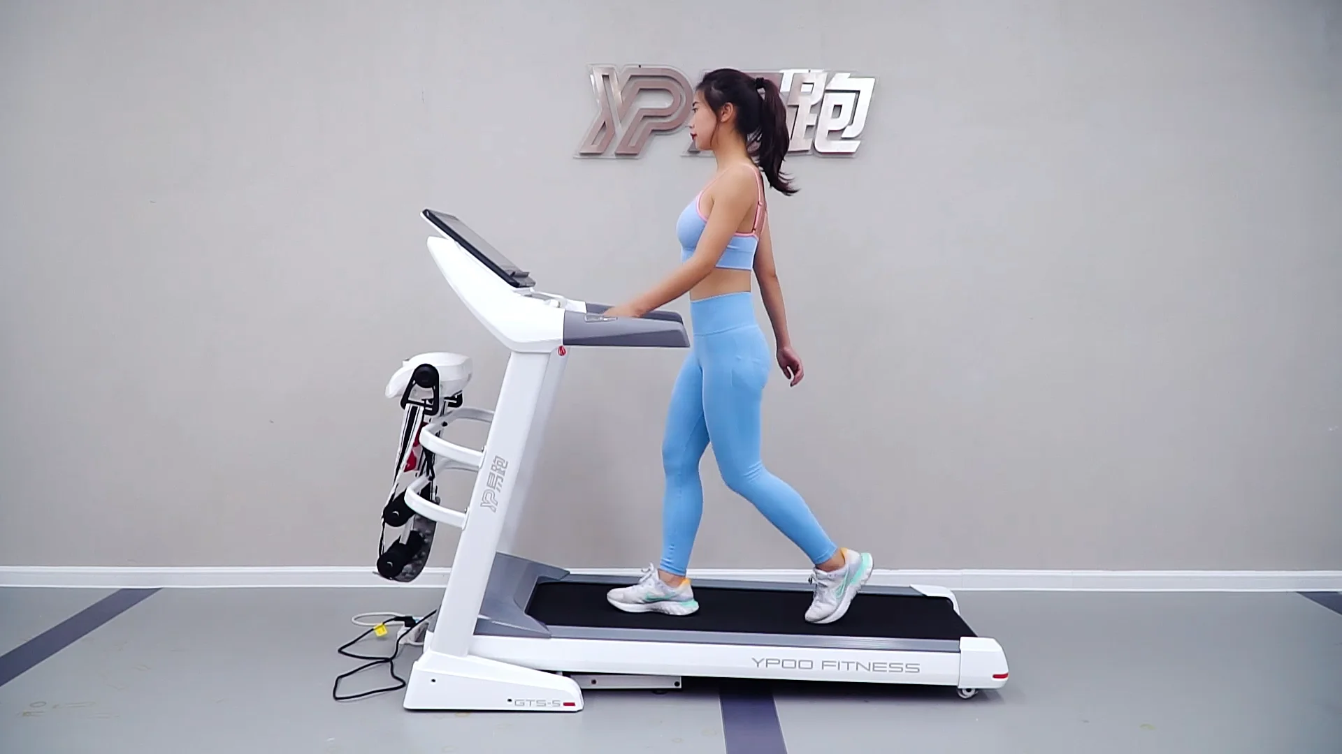 Ypoo 2024 New Compact Folding Treadmill Motorized Running Machine Cheap
