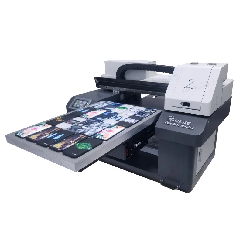 CJ Factory A2 Uv Printer Golf Ball Painting Uv Flatbed Printing Machine Price with DX8 Glass Photo Crystal Inkjet Printer