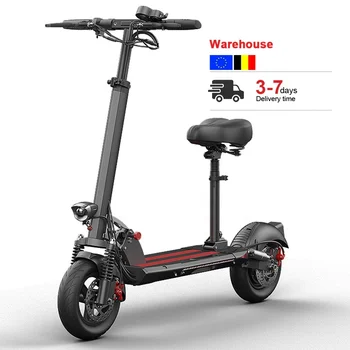 EU UK Warehouse 350W 500W Motor Off Road Folding e Scooter 10 inches Fast Adult Electric Scooter With Suspension