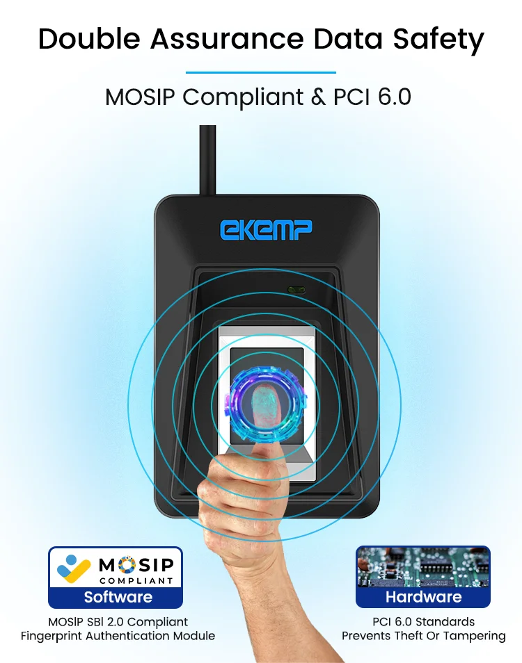Scanner Encryption Large Scale Verification Encrypted Fingerprint Scanner EM62 with FAP20 ...