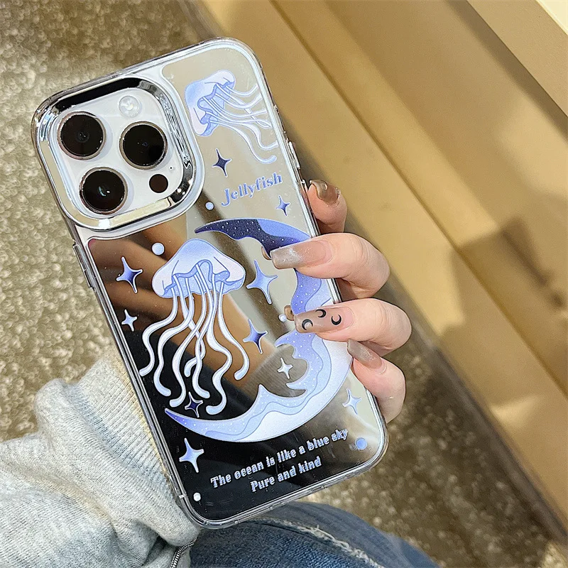 Iphone 14 Pro Max Cover for Girl Stylish - Jellyfish Case Iphone 14 Pro Max Cover for Girl Stylish - Jellyfish Case