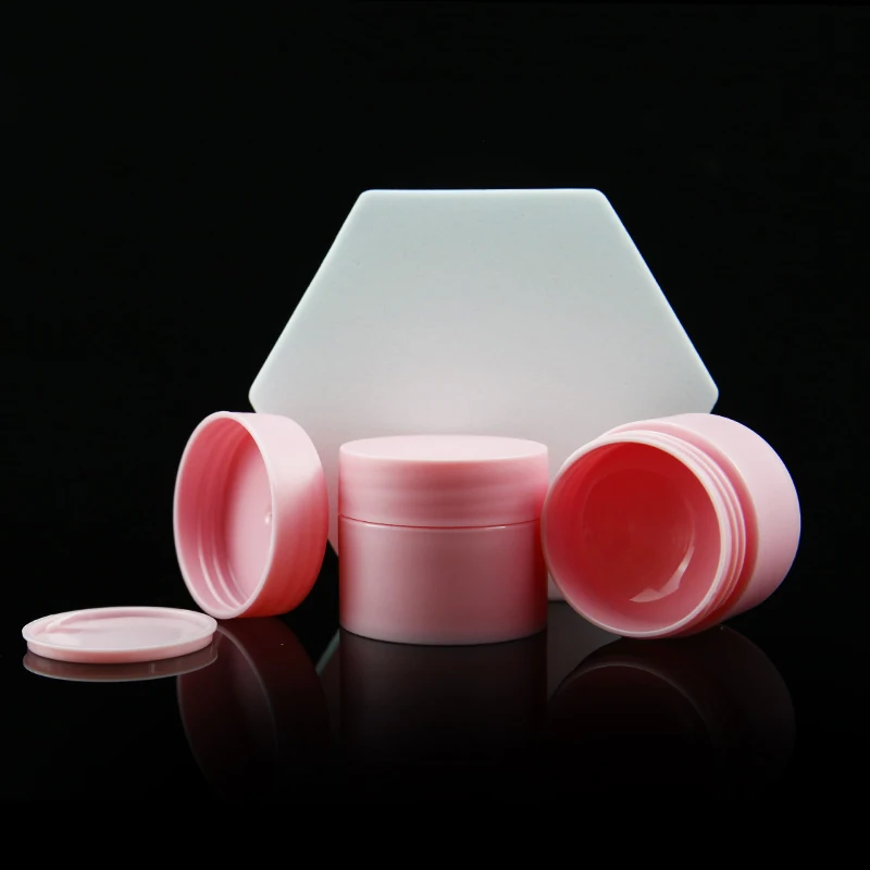 Hot Sale 5g 15g 20g 30g 50g Facial Cream Plastic Jar Black Blue Pink
