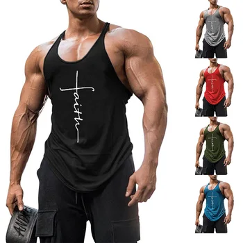 Men's Custom Print Logo Workout Fitness Bodybuilding Gym Clothing ...