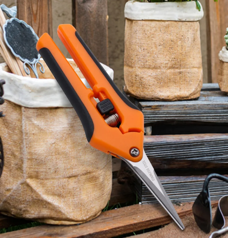 FLORA GUARD Garden Pruning Shears Secateurs Bonsai Metal Gardening Scissor Pruning Tool Fruit Picking Scissors