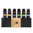 6 Packs Aromatherapy Essential Oils Private Label Gift Set 10ml Lavender Oil for Diffuser Relaxation and Calming